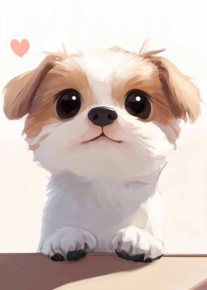 Cute Puppy Portrait