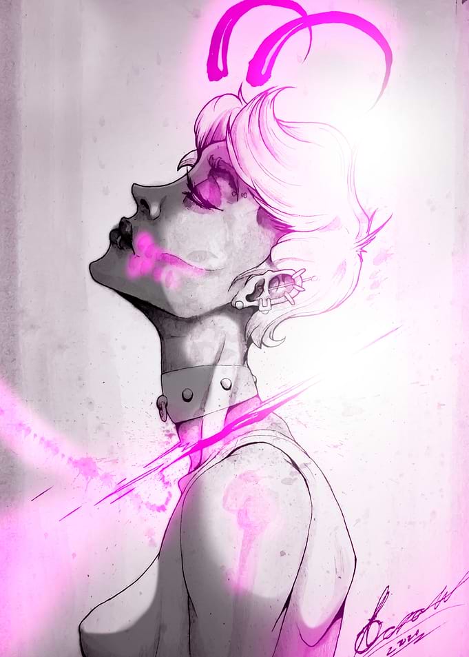 Dark Female Portrait