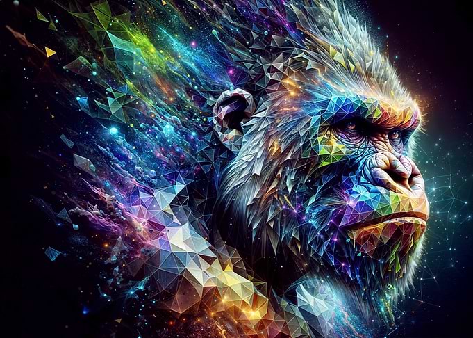 Gorilla in Space