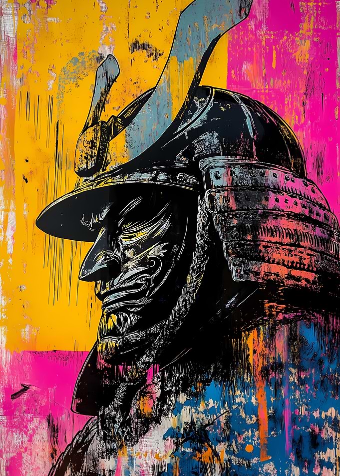 Samurai Warrior Painting