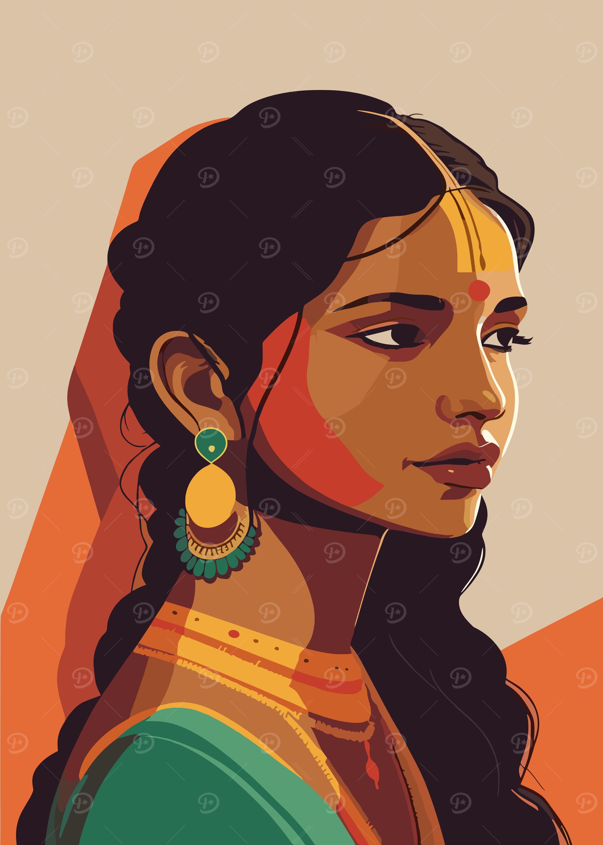 Indian Woman Portrait