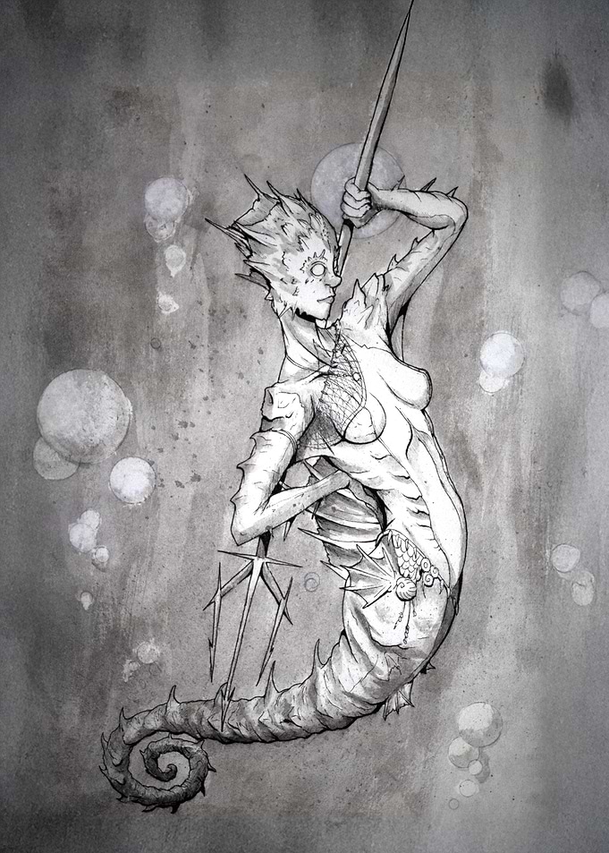 Mermaid sea horse