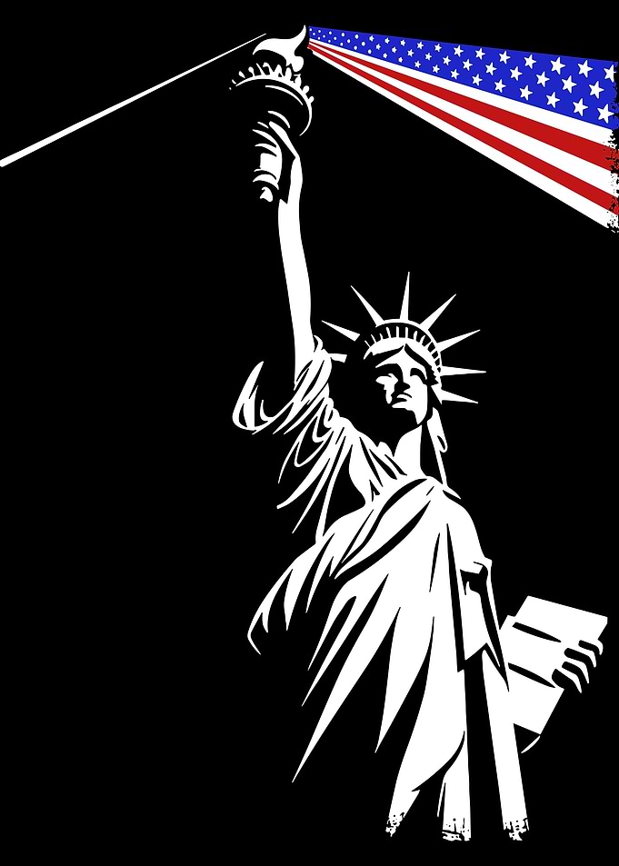 Statue of Liberty Silhouette