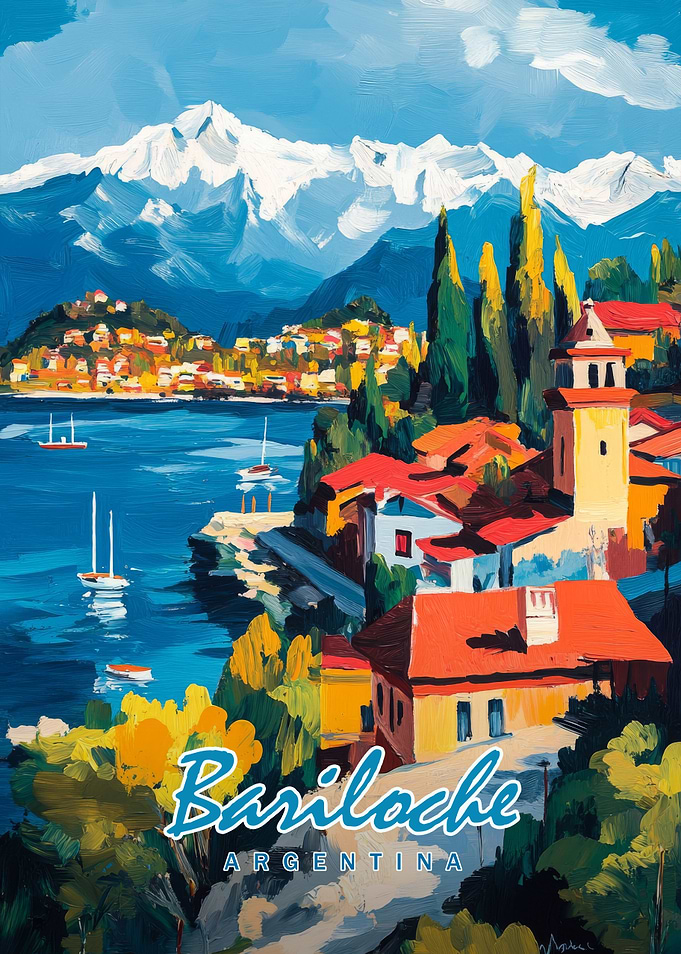 Bariloche, Argentina Painting