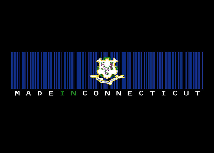 Connecticut Barcode Flag