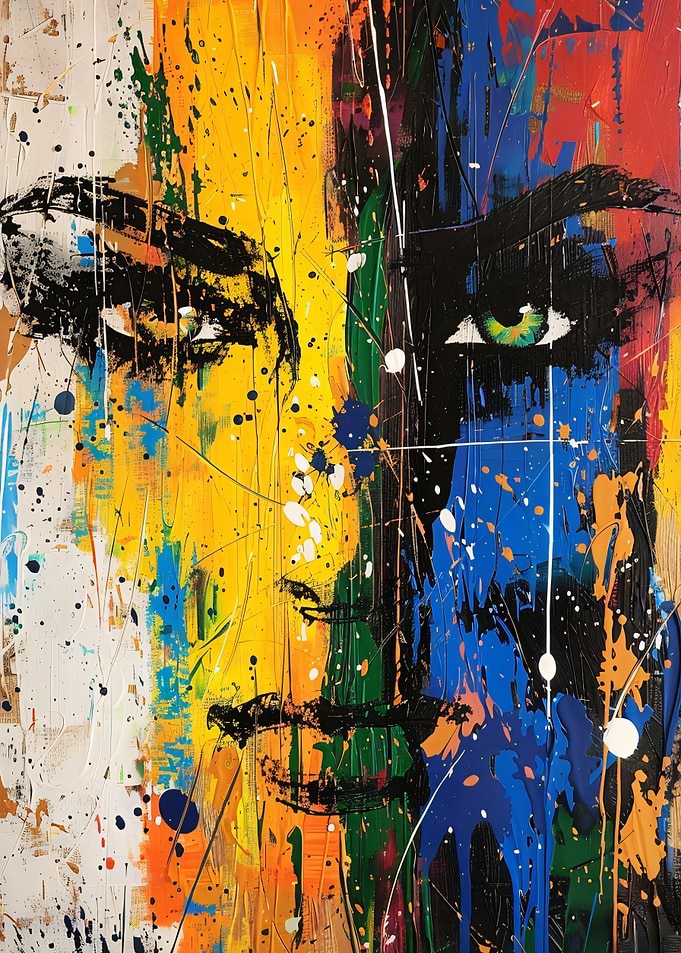 Abstract Face Painting