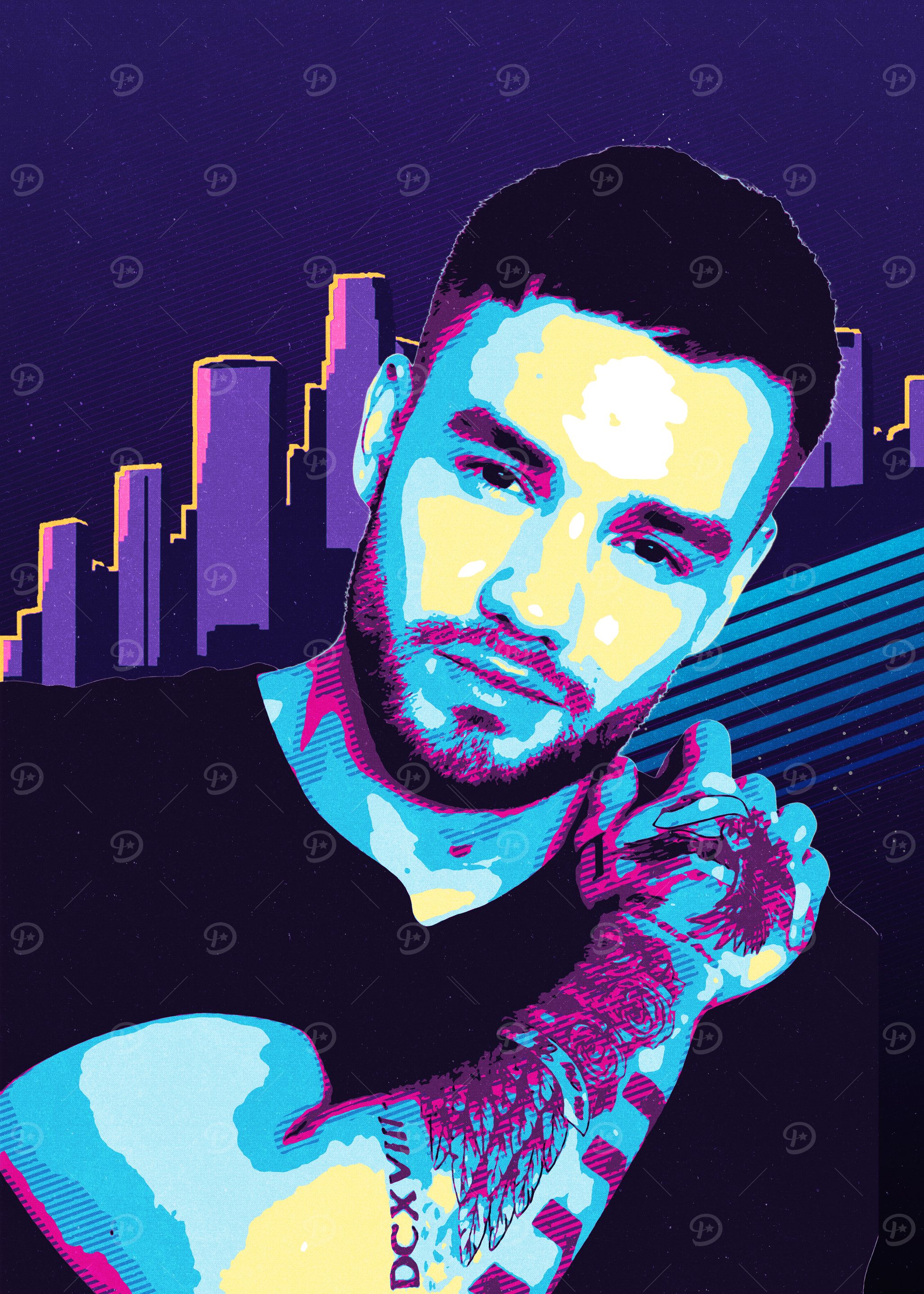 liam payne Pop Art Portrait