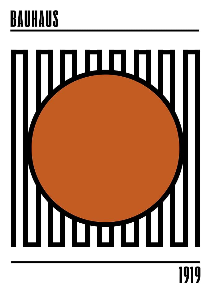 Bauhaus Minimalist Art Print