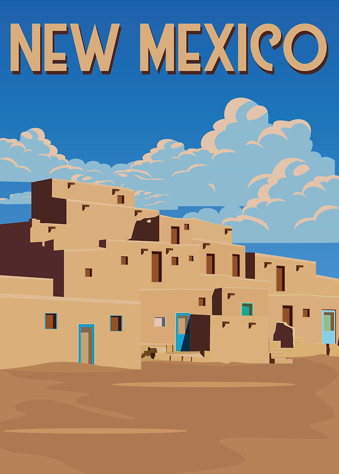 New Mexico Travel Print