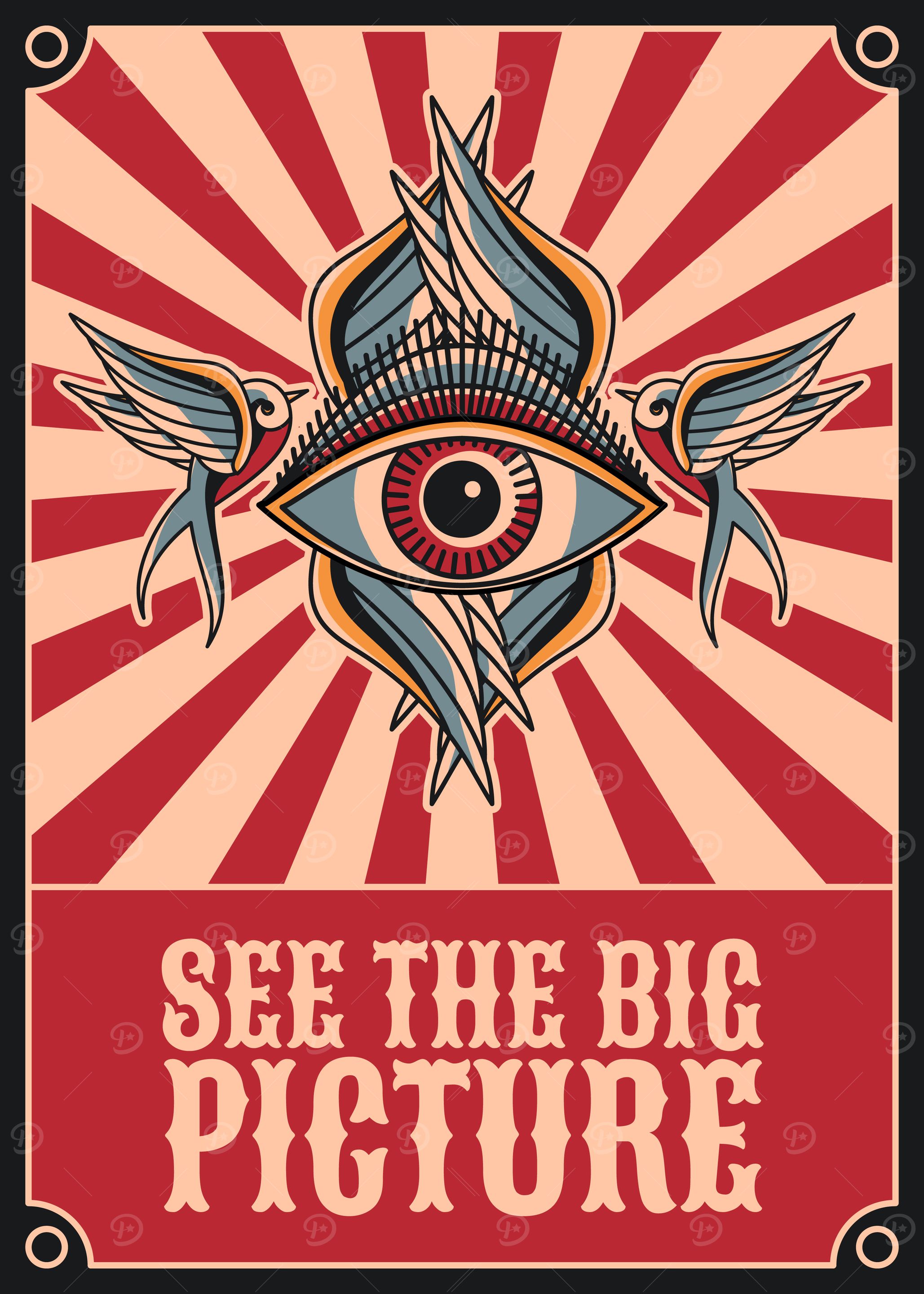 See the big picture vintage art