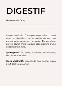 'DIGESTIF' – La touche finale parfaite 🍷🔥