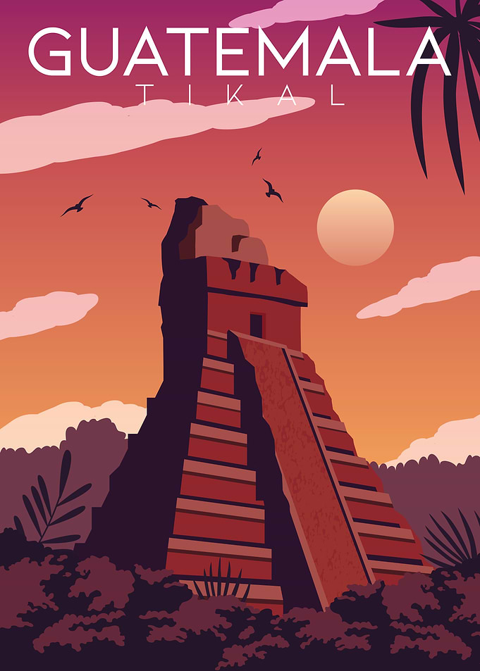 Guatemala Tikal Temple