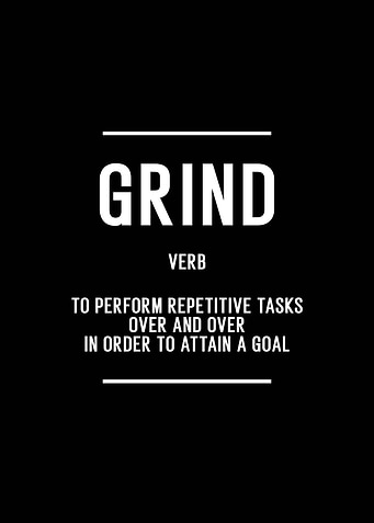 Grind Definition | Inspirational Office Motivational Decor