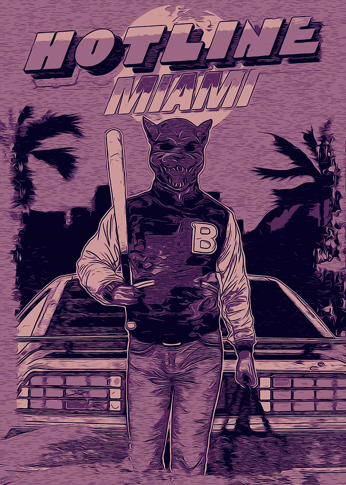 Hotline Miami Character Art