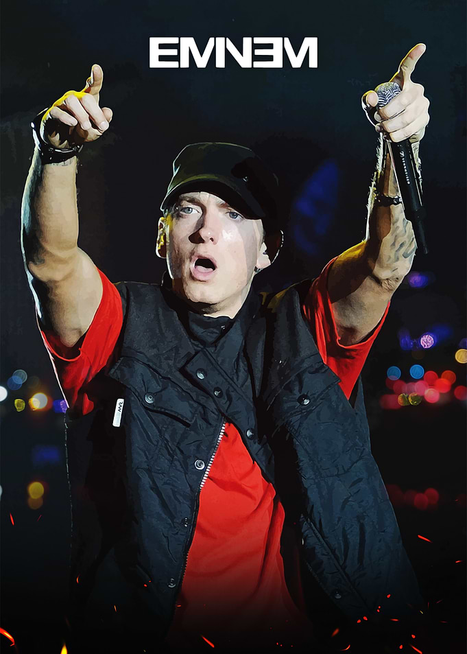 Eminem Concert Poster