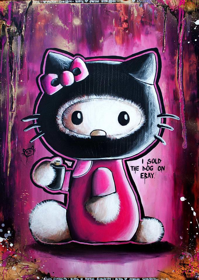 Hello Graffiti Kitty