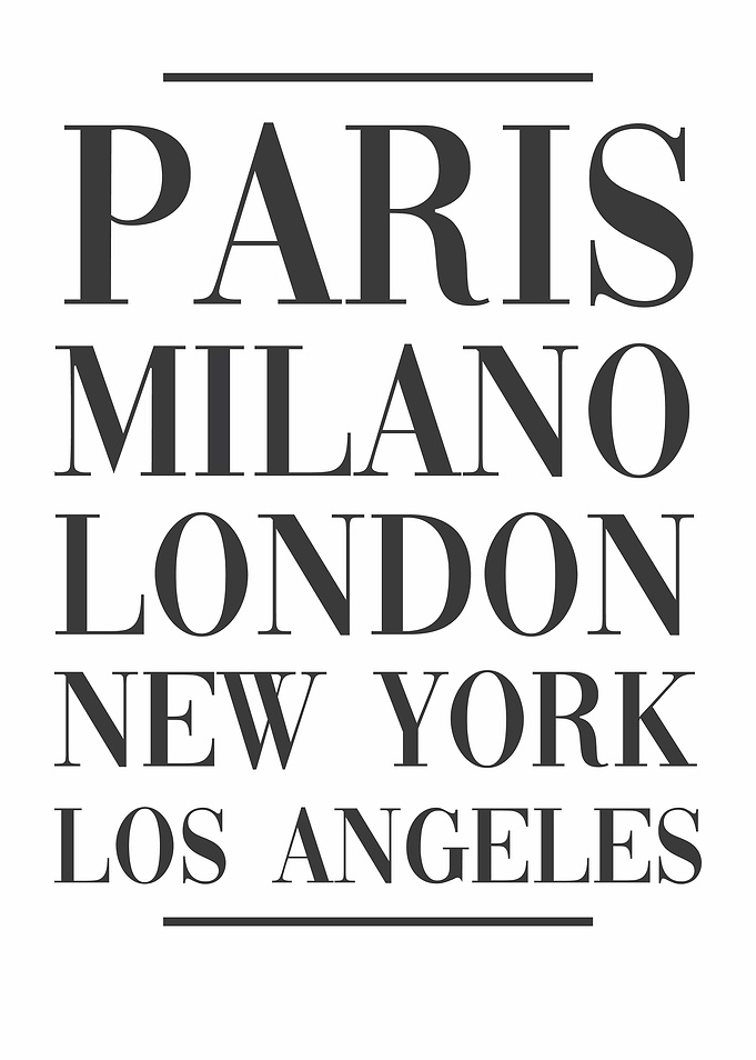 Paris, Milano, London Text