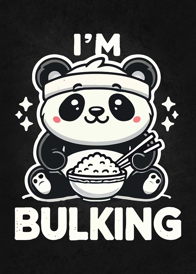 Panda Bulking Up - Funny Gym