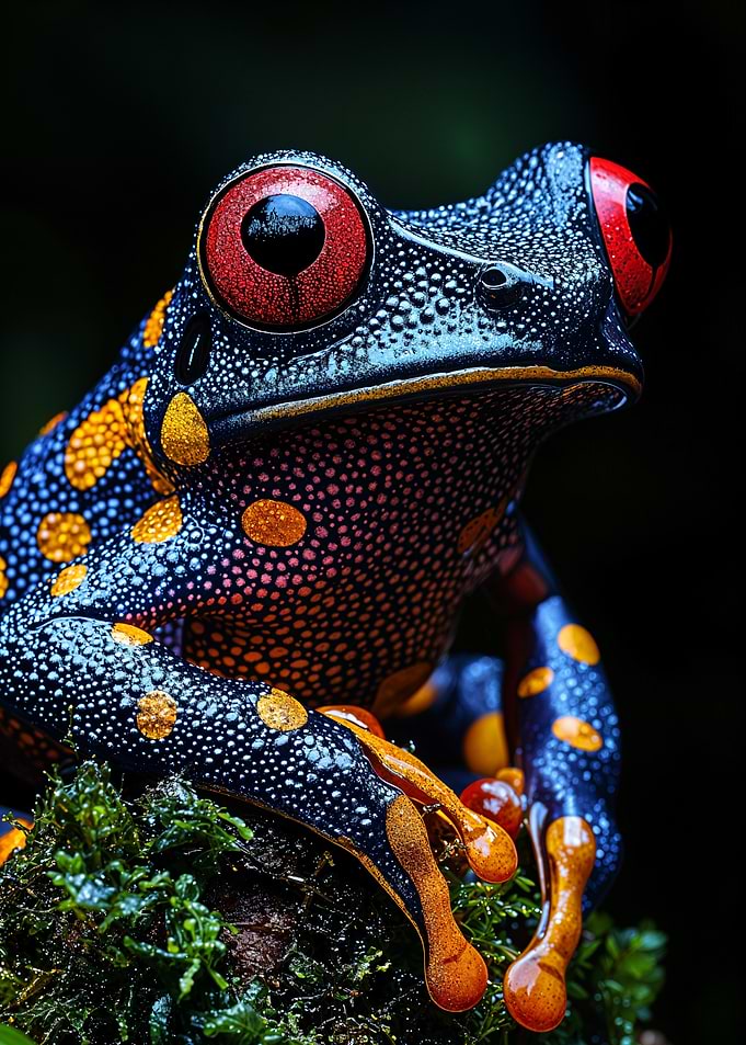 Red-Eyed Tree Frog Close-Up