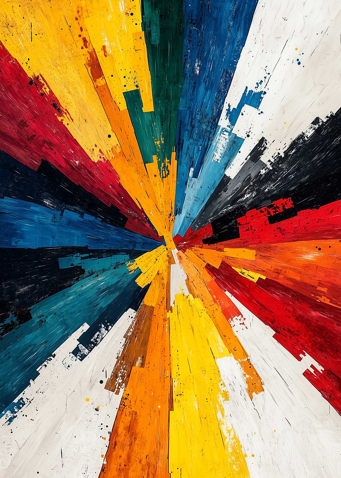 Abstract Colorful Stripes