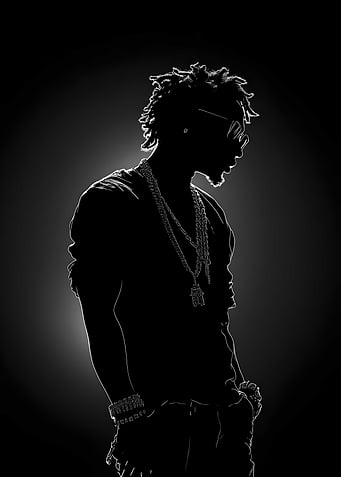 A rapper legend White Young Thug Art