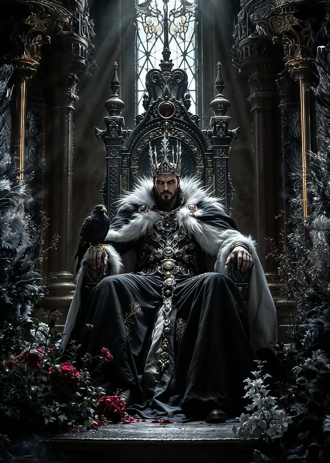 Dark King on Throne