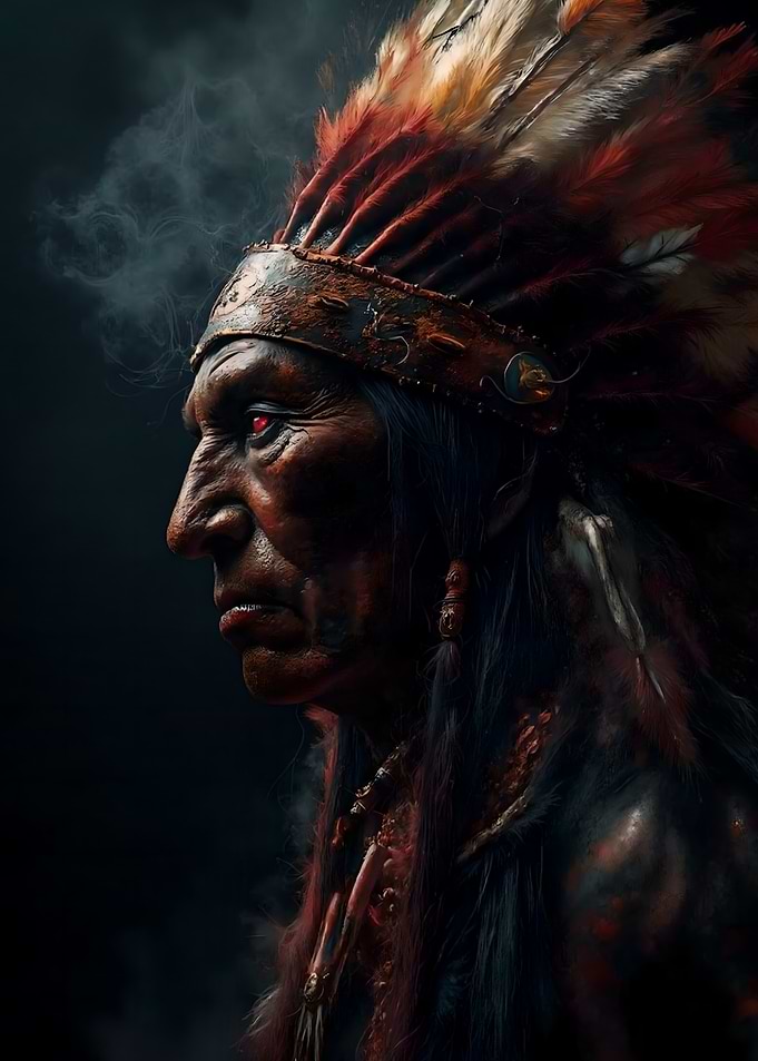 Native American Chief Portrait