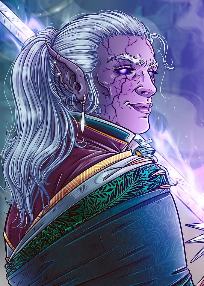 Dark Elf Warlock