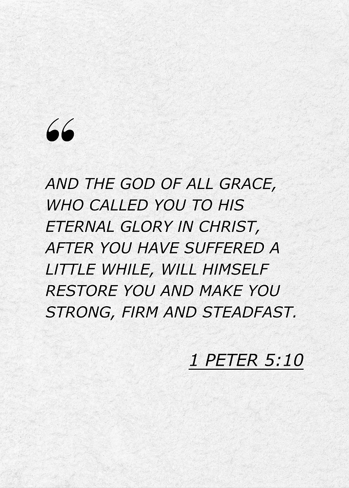 Bible Verse - 1 Peter 5:10