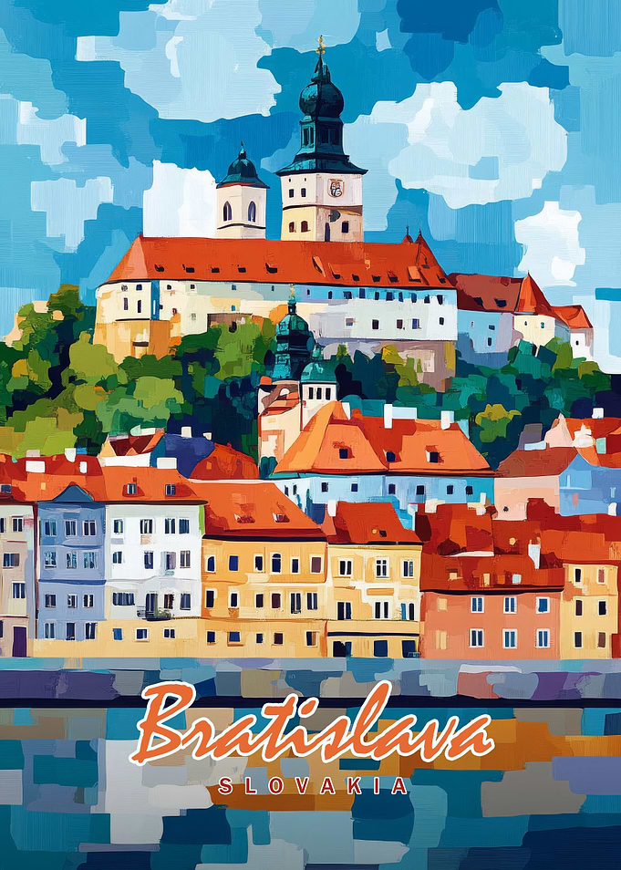 Bratislava Castle Cityscape