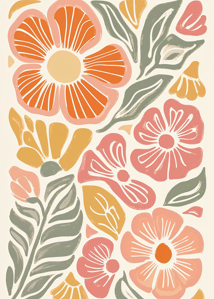 Floral Pattern Art Print