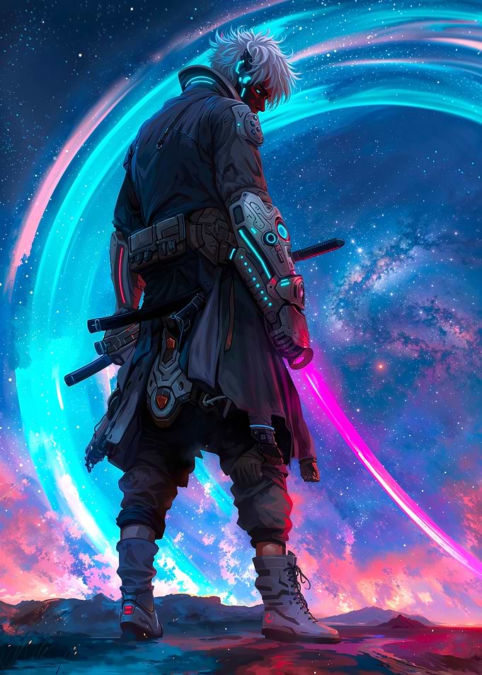 Cyberpunk Samurai