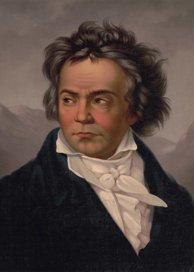 Portrait of Ludwig van Beethoven