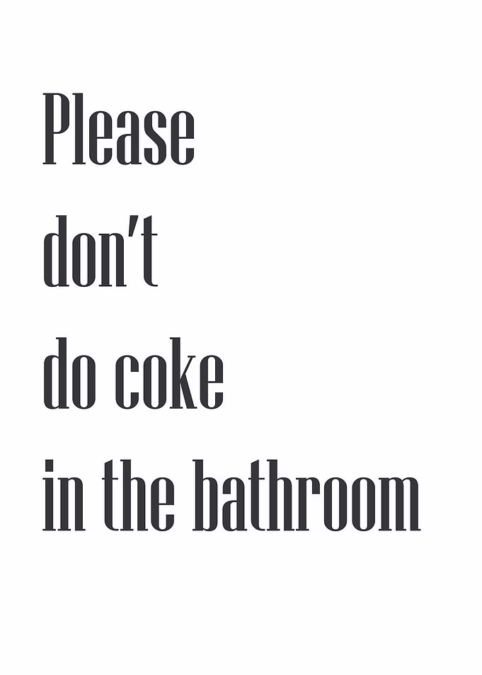 Bathroom Sign