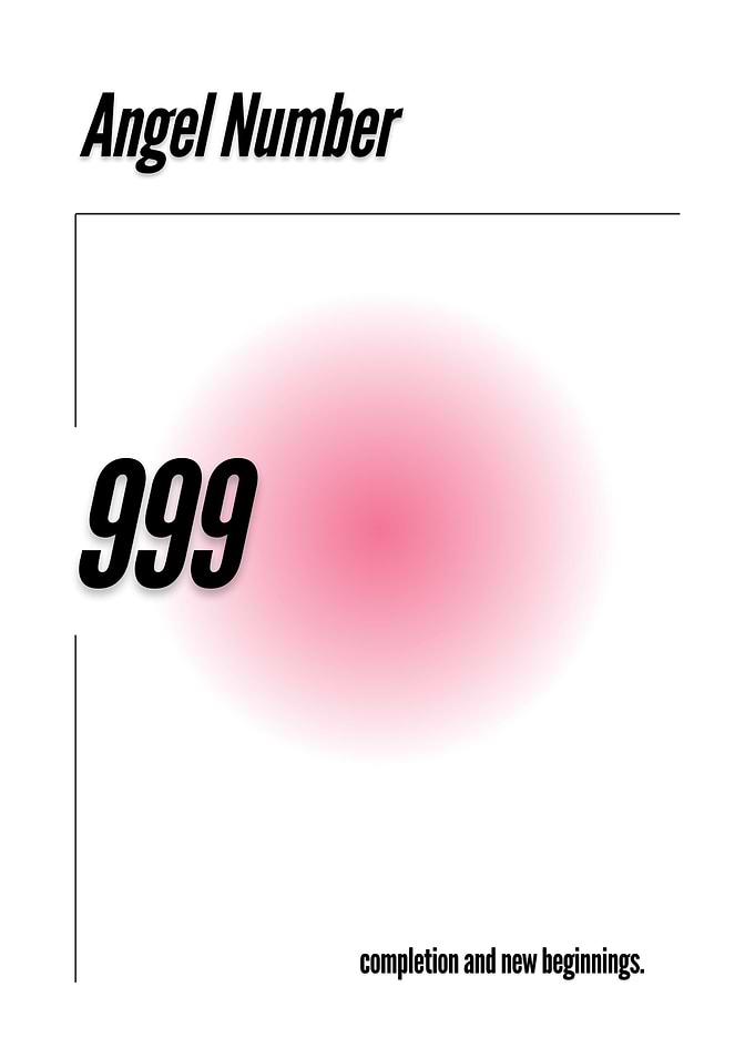 Angel Number 999