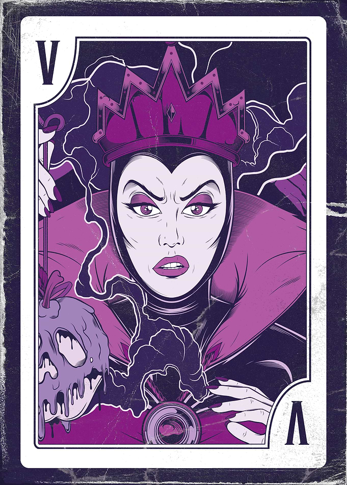 Evil Queen Portrait Card