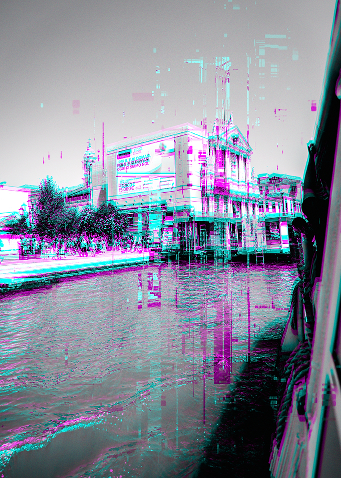 Glitch Cityscape