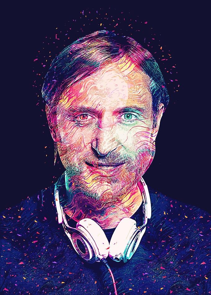 DJ Portrait with Headphones