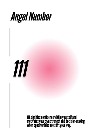 Angel Number 111