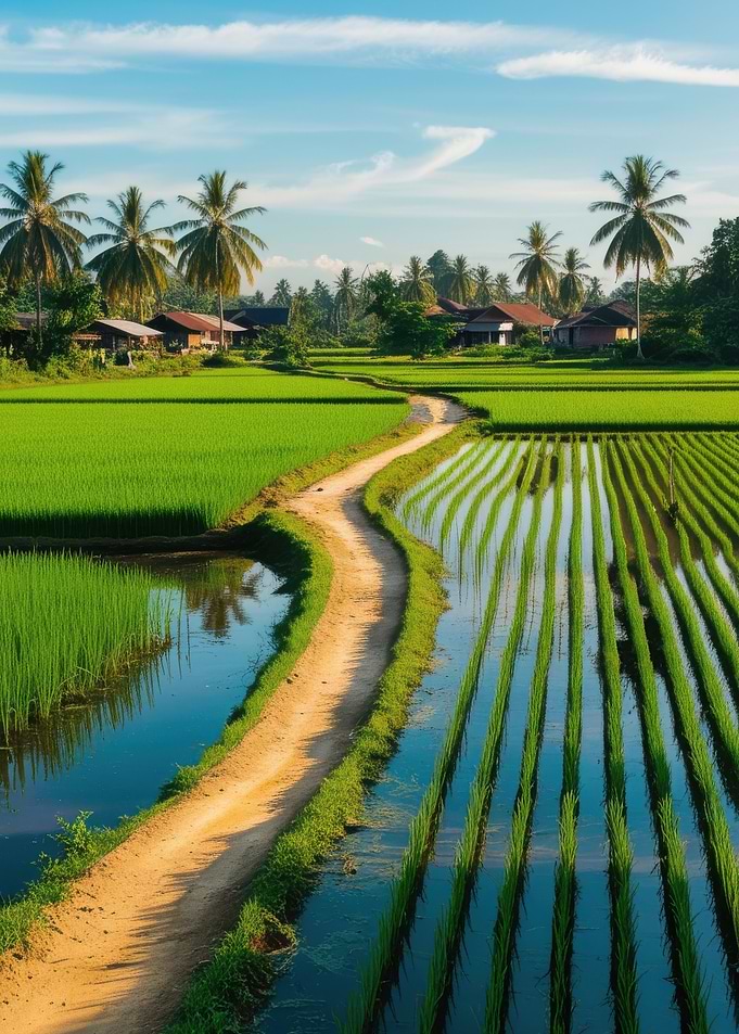 Rice Paddy Path