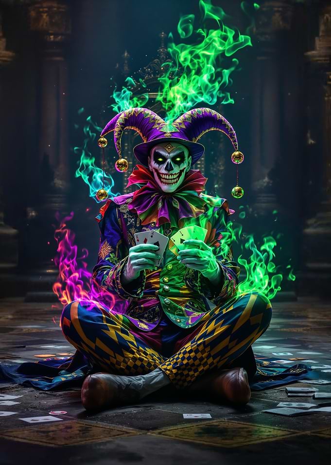 Ethereal Joker with Playing Cards