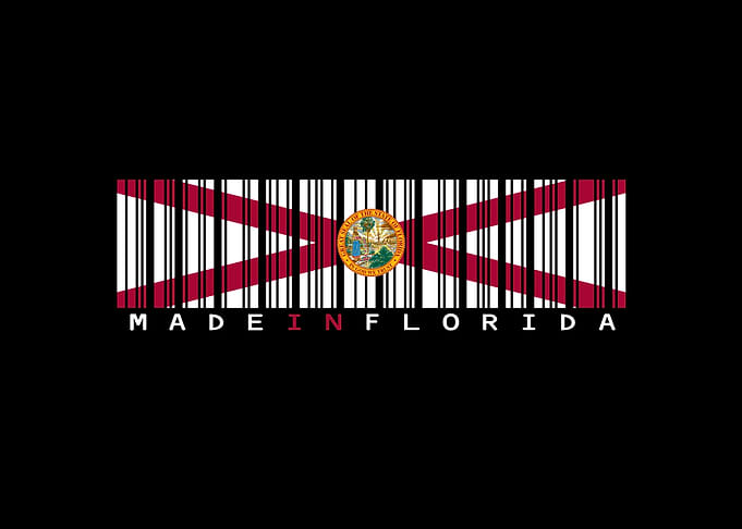 Florida Barcode Flag