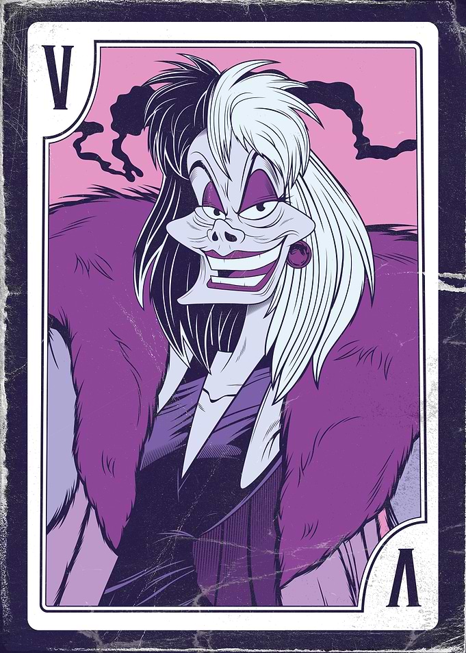 Cruella Portrait Card