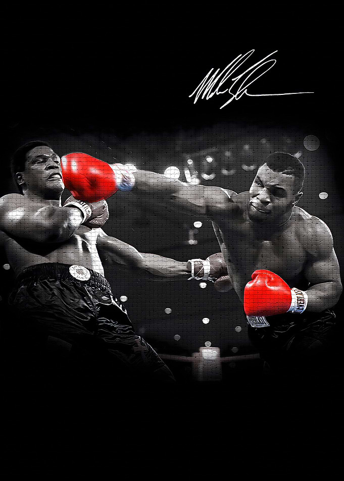 Mike Tyson Boxing Poster