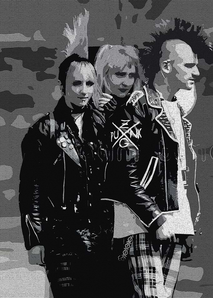 Punk Rock Fashion Portrait