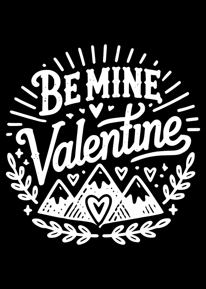 Be Mine Valentine Graphic
