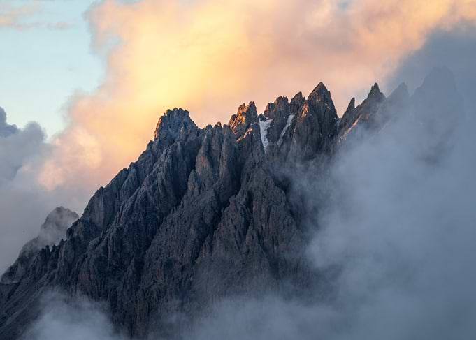 Mountain Peak Sunset