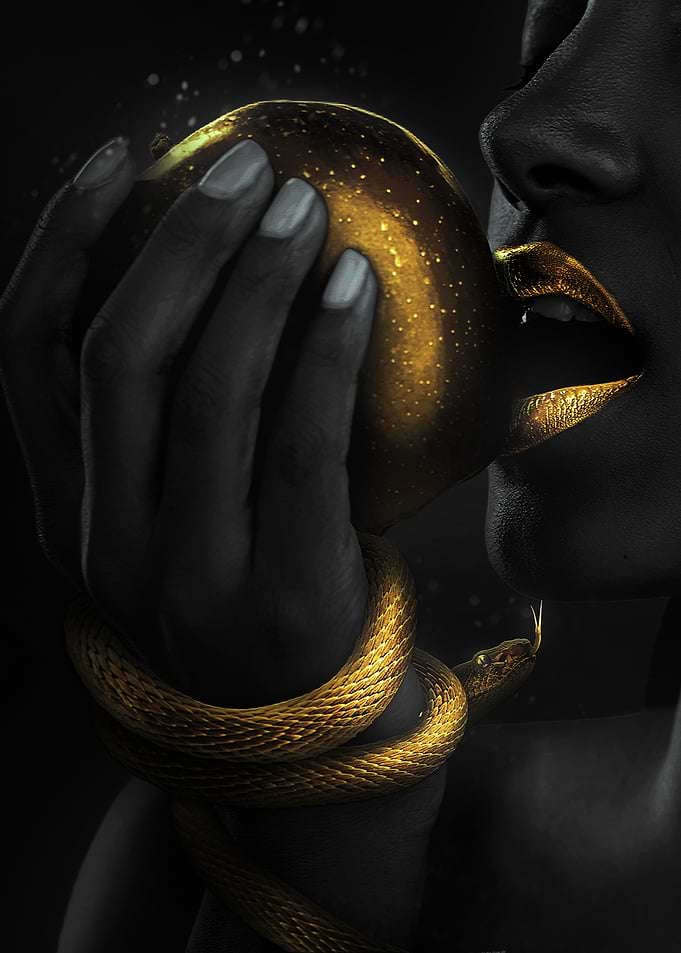 Eve, Apple and Snake
