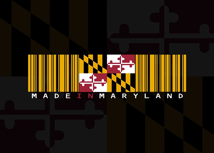 Maryland Flag Barcode