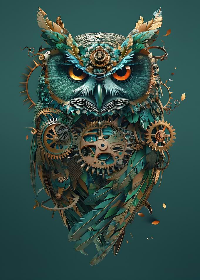 Steampunk Owl